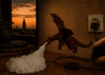 Dragon Fire Lamp: Drogon, Rhaegal and Viserion